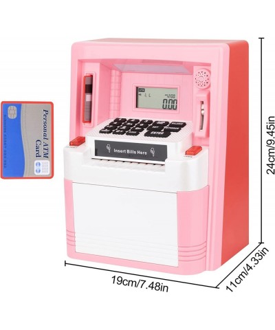 ATM Piggy Bank for Real Money Saving for Kids Adults with Debit Card Password Login Coin Recognition Balance Calculator Elect...