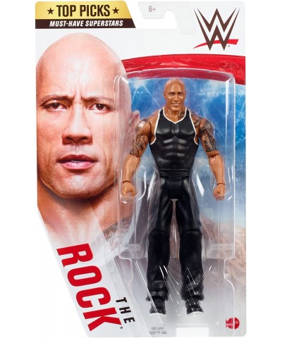 WWE Top Picks The Rock Action Figure 6-in Posable Collectible & Gift for Ages 6 Years Old & Up $41.15 Action Figures