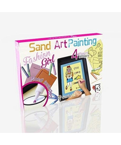 Sand Art Painting Kits for Kids - Fashion Girl - Arts and Crafts for Girls - Crafts for Kids Ages 4-8 - Girls Toys - Girl Cra...