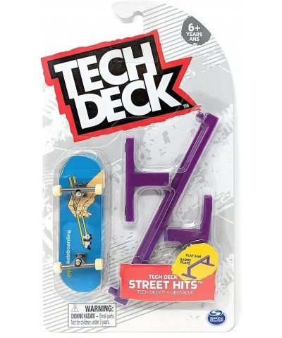 Street Hits 2021 Series Enjoi Skateboards Chopsticks Panda Blue Complete Fingerboard and Purple Flat Bar Obstacle $24.35 Fing...