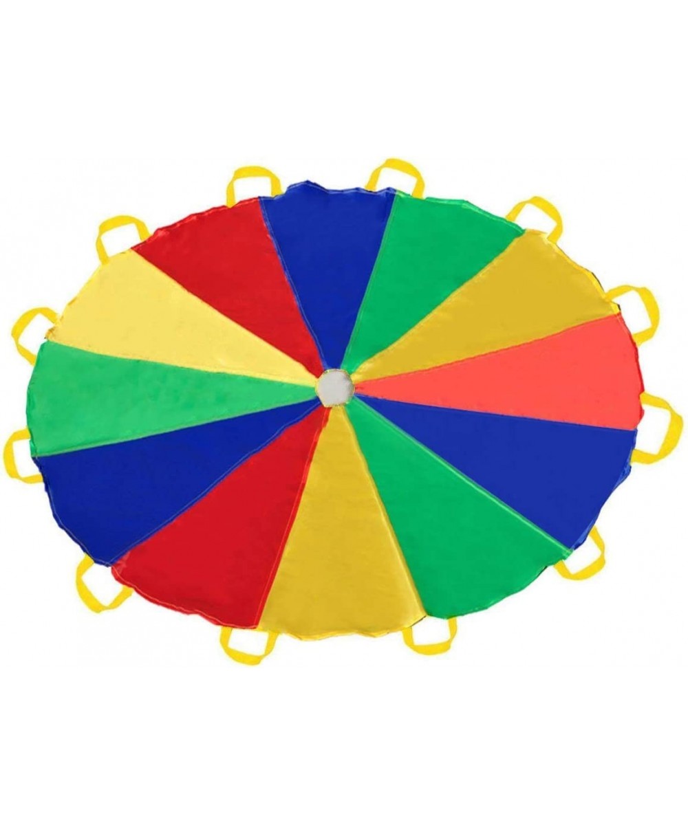 Parachute 8 Feet 10 Feet 12 Feet for Kids with 9 Handles 12 Handles Play Parachute for 8 12 Kids Tent Cooperative Games Birth...