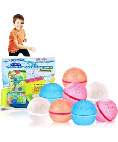 Magnetic Reusable Water Balloons Quick Fill Self Sealing Refillable Water Balls Bath Toys for Kids Reusable Water Bomb Splash...