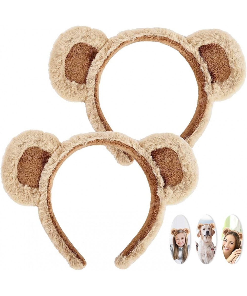 2 PCS Cute Bear Ears Headband Party Headwear Women's Headbands Face Wash Cosplay Costume Supplies Cute Bear Ears Children's G...