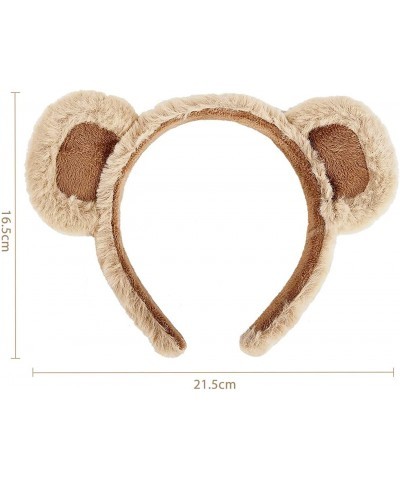 2 PCS Cute Bear Ears Headband Party Headwear Women's Headbands Face Wash Cosplay Costume Supplies Cute Bear Ears Children's G...