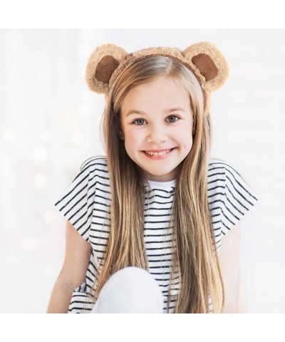 2 PCS Cute Bear Ears Headband Party Headwear Women's Headbands Face Wash Cosplay Costume Supplies Cute Bear Ears Children's G...