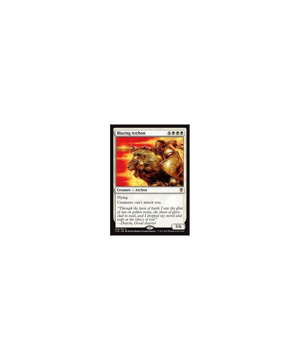 Blazing Archon (058/351) - Commander 2016 $12.47 Card Games