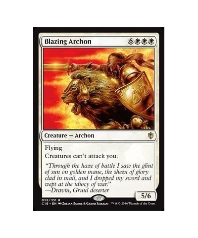 Blazing Archon (058/351) - Commander 2016 $12.47 Card Games