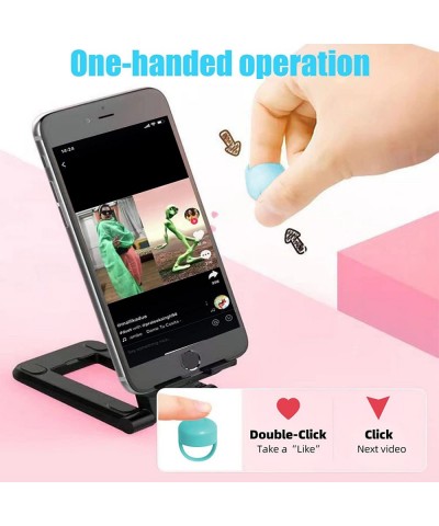 2PCS TIK Tok Scroll Remote TikTok Bluetooth Remote Control Remote Photograph Page Turner Mini TIK Tok Scrolling Ring for TikT...