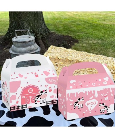 Pink Cow Birthday Party Supplies Cow Birthday Party Favor Bags Farm Cow Cookie Bags Farm Animals Birthday Party Supplies $18....