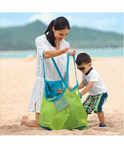 Beach Toy Bag Mesh Sea Shell Bags for The Beach Mesh Beach Bag Kids Mesh Shell Bags Sand Toys for Kids Beach Toys Organizer S...