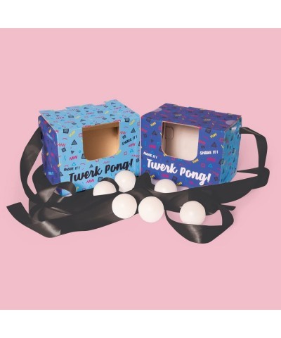 Twerk Pong Novelty Game. The Original Twerk Family Party Game. Includes 10 Balls Ribbon & Cardboard Boxes. Twerk to Shake The...