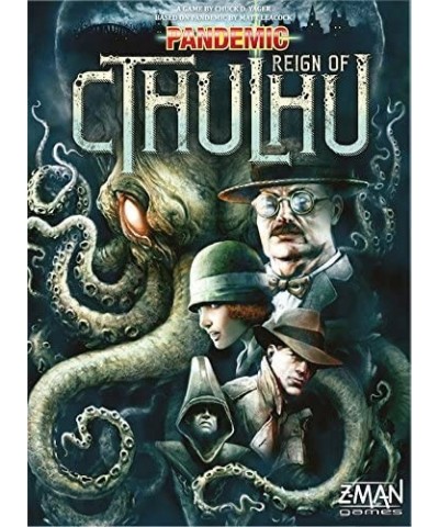 Pandemic Reign of Cthulhu Board Game for Adults and Family | Cooperative | Ages 14+ | 2 to 4 players | Average Playtime 40 mi...