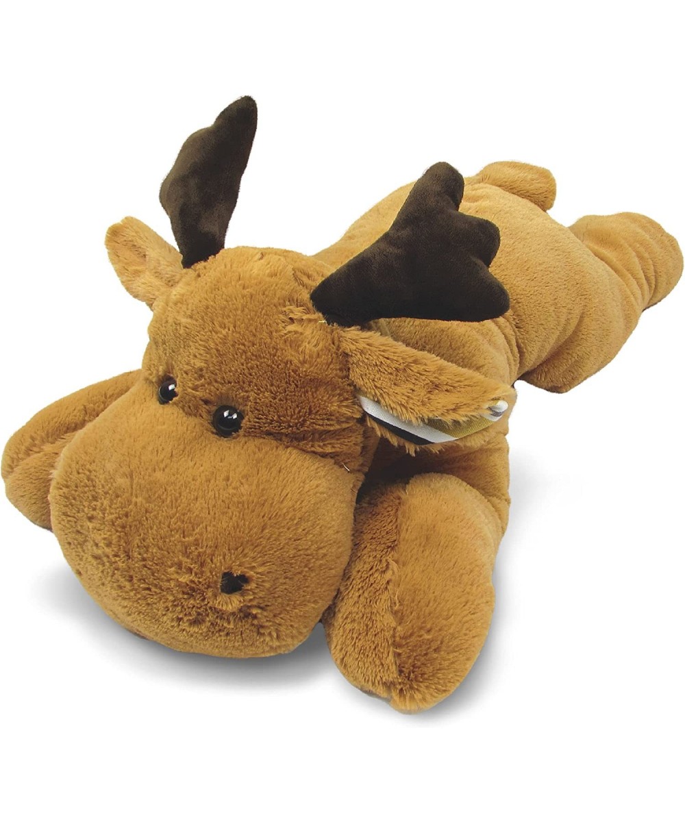 DolliBu Plush Moose Stuffed Animal Pillow Size - Super Soft Animal Pillow for Kids Cozy Nap Buddy Floor Pillow for Kids & Tod...