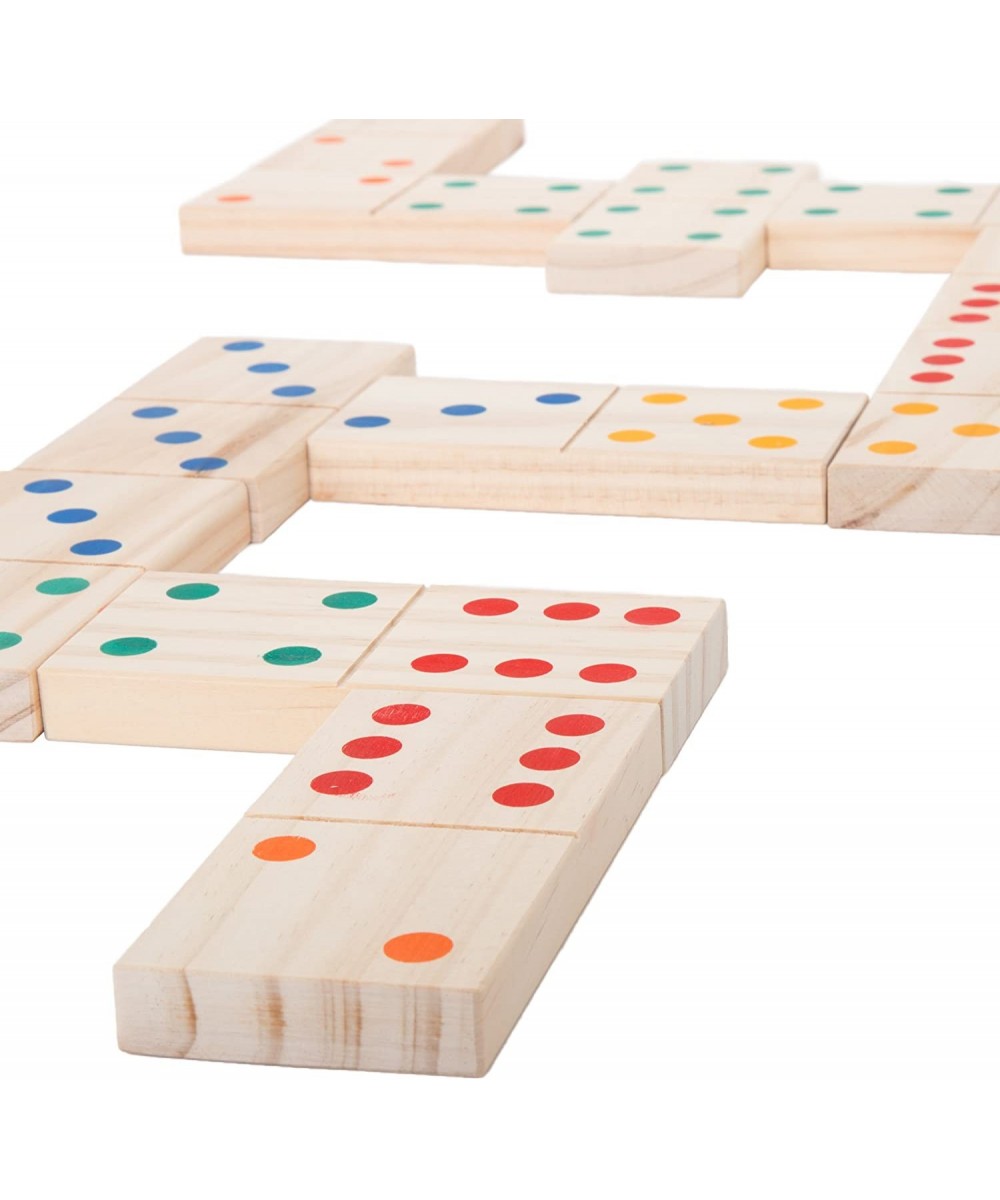 Giant Wooden Dominoes Game Set (28 Piece) $37.48 Domino & Tile Games