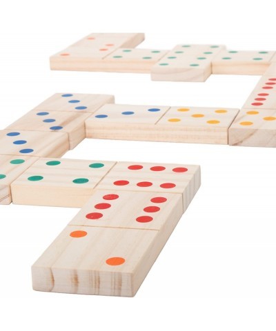 Giant Wooden Dominoes Game Set (28 Piece) $37.48 Domino & Tile Games