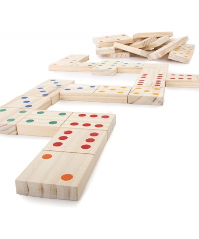 Giant Wooden Dominoes Game Set (28 Piece) $37.48 Domino & Tile Games