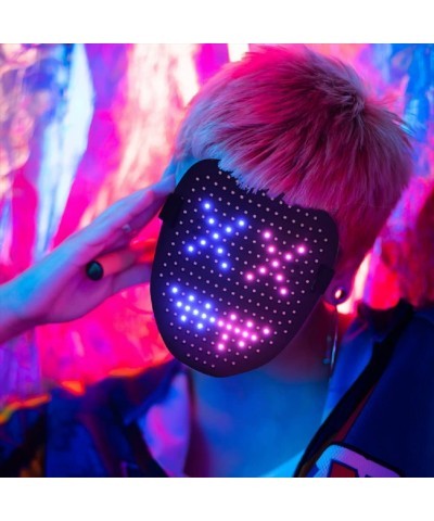 Face Transforming LED Mask Gesture Control Purge Mask for Costume Cosplay Party Masquerade Light Up Mask for Halloween $62.08...