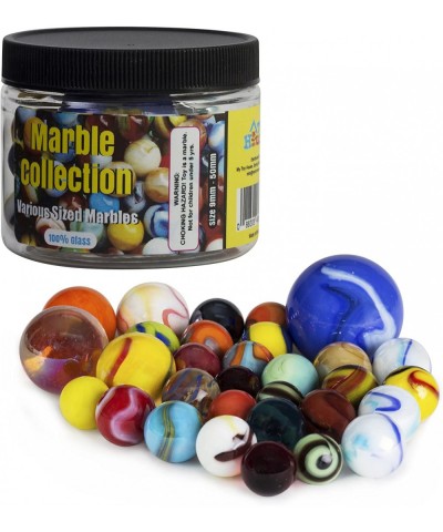 Glass Marbles with Portable Container (Assorted Sizes and Colors) $19.74 Dice & Marble Games