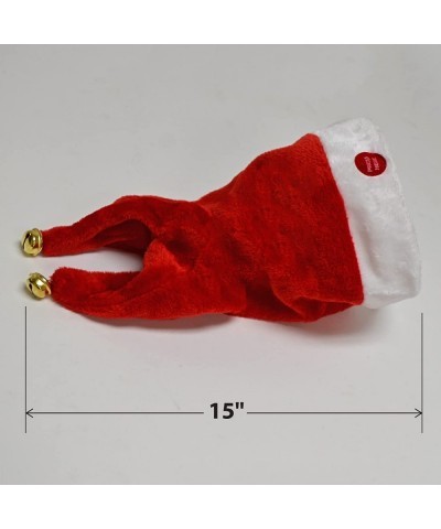 Singing Dancing Christmas Santa Hat for Adults Kids Swing Musical Funny Toy Hat Red White for Christmas New Year Party $56.09...