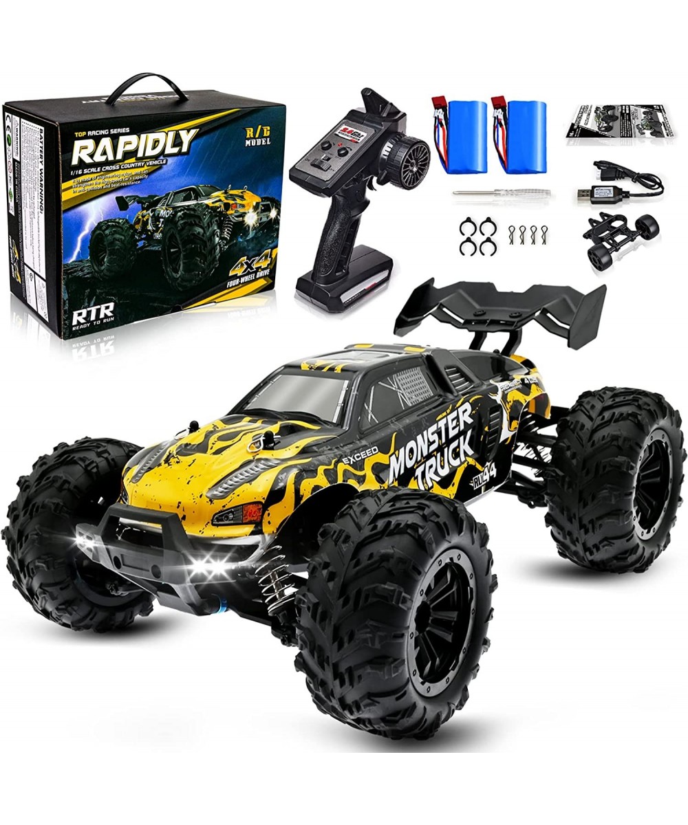 Fast RC Cars 1:16 Scale 40 Km/h RC Monster Truck 4WD 2.4Ghz Off Road High Speed RC Truck Racing Car Waterproof All Terrain RC...