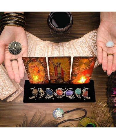 11pcs Tarot Card Holder Stand Witch Divination Tools Tarot Card Accessories Tarot Crystals Tarot Cloth Tarot Card Display Wic...