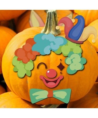 Halloween Decorations Pumpkin DIY Foam Crafts Stickers Decorating Halloween Decor Cute Pumpkin Face Sticker Trick or Treat Ki...