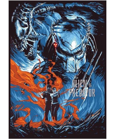 Alien VS Predator Puzzle 1000 Piece Jigsaw Puzzle for Adults - Movie Poster Puzzle Game - Educational Intellectual Decompress...