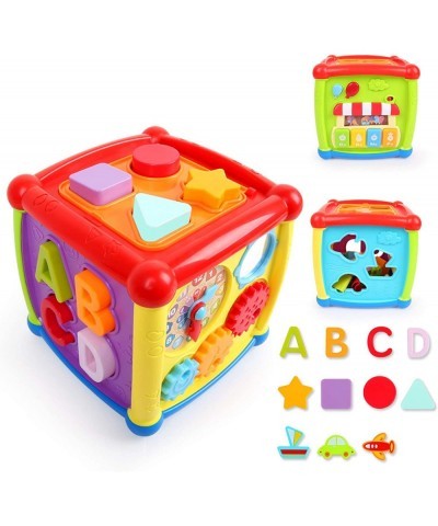 Baby Activity Cube Center Early Learning Educational Music Toys for Toddlers Flashing Shape Sorter for Babies Kids $34.27 Ear...