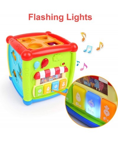 Baby Activity Cube Center Early Learning Educational Music Toys for Toddlers Flashing Shape Sorter for Babies Kids $34.27 Ear...