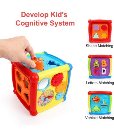 Baby Activity Cube Center Early Learning Educational Music Toys for Toddlers Flashing Shape Sorter for Babies Kids $34.27 Ear...