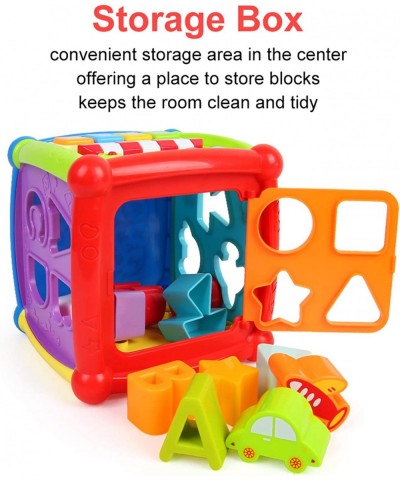 Baby Activity Cube Center Early Learning Educational Music Toys for Toddlers Flashing Shape Sorter for Babies Kids $34.27 Ear...