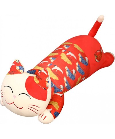 Cat Plush Long Pillow-Plush Kitty Body Pillow Stuffed Cute Plush Doll Toy Gift Home Sofa Plush Toy Decoration（80cm/31.5in ） $...