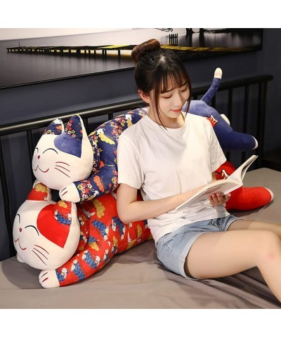 Cat Plush Long Pillow-Plush Kitty Body Pillow Stuffed Cute Plush Doll Toy Gift Home Sofa Plush Toy Decoration（80cm/31.5in ） $...