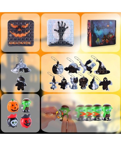 55 pcs Halloween Fidget Toys Pack Halloween Stress Relief Toys Set Fidget Toys Set for Kids Anxiety Autism Halloween Trick or...