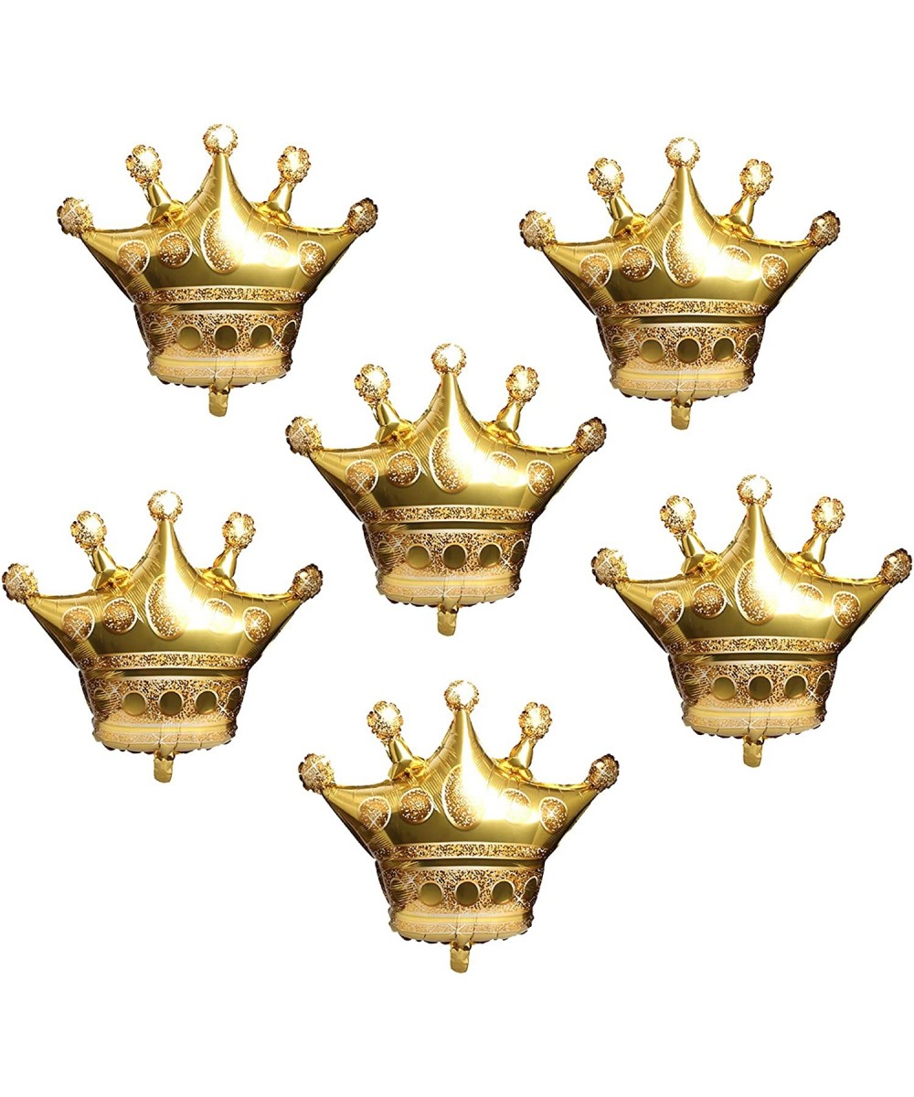 NC 6Pcs Gold Crown Foil Balloons Party Decorations.Birthday Party&Wedding &Bridal Shower Supplies $16.31 Kids' Party Decorations