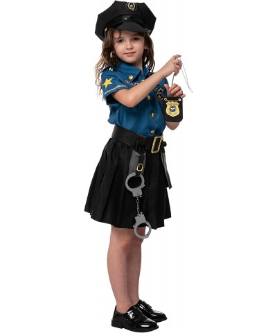 Police Officer Costume for Kids in Light Blue Colour for Girls 3T to L $45.03 Kids' Costumes