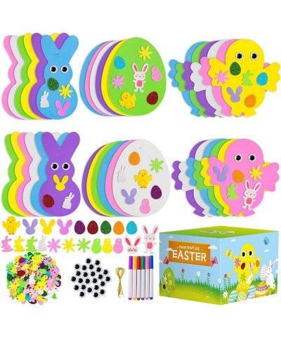 302pcs Easter Foam Stickers Set DIY Egg Bunny Chick Easter Decorations for Kids Crafts Party Favors Supplies Easter Craft Kit...