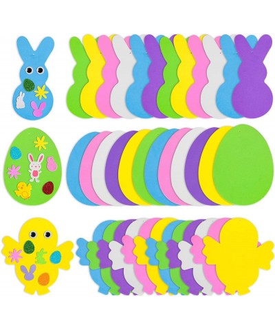 302pcs Easter Foam Stickers Set DIY Egg Bunny Chick Easter Decorations for Kids Crafts Party Favors Supplies Easter Craft Kit...