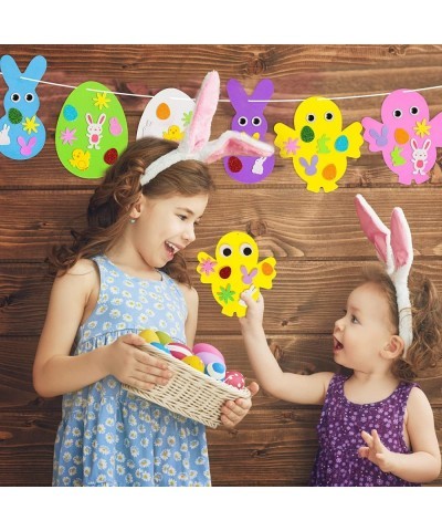 302pcs Easter Foam Stickers Set DIY Egg Bunny Chick Easter Decorations for Kids Crafts Party Favors Supplies Easter Craft Kit...