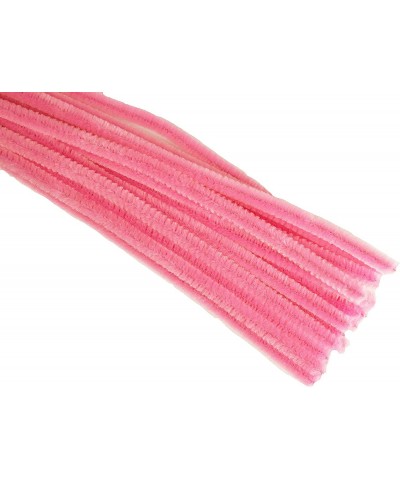 12" Plain Pink Chenille (Pipe Cleaner) 6MM Stems Choose Package Amount (25) $14.32 Craft Pipe Cleaners