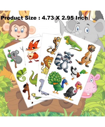 Zoo Animals Temporary Tattoos for Kids - 70 Styles Jungle Animal Birthday Party Favors Decorations for Boys Girls $13.84 Kids...