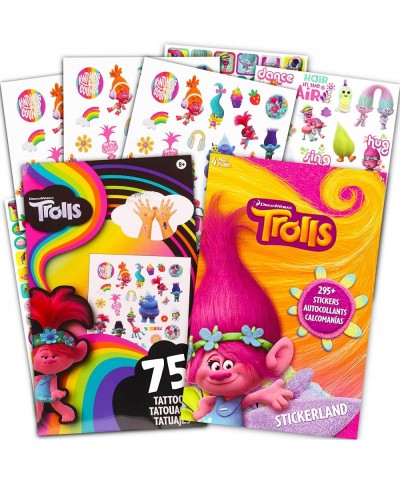 Trolls Stickers and Tattoos Party Favors Pack -- Over 295 Trolls Stickers and 75 Trolls Temporary Tattoos for Birthdays Holid...