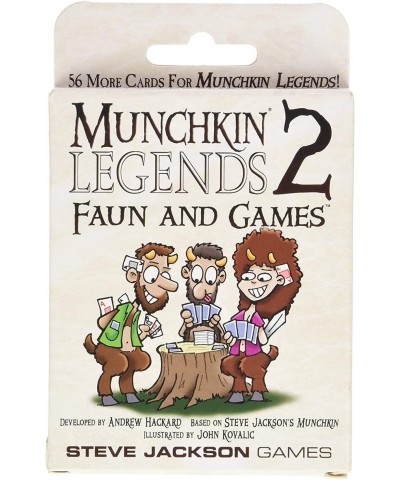 Munchkin Legends 2 – Faun and Games Card Game (Expansion) | 56-Card Expansion | Adult Kid & Family Game | Fantasy Adventure R...