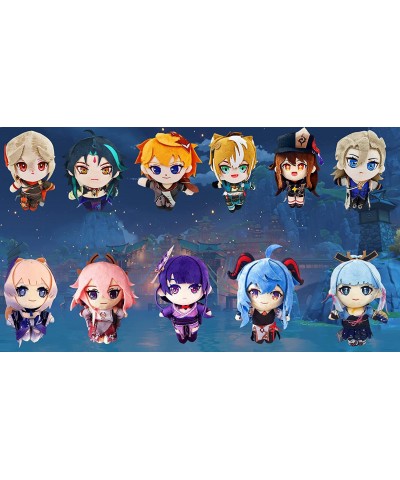 Popular Fashionable Game Genshin Impact Anime Plush Toys Dolls Cute Soft Kawaii Cartoon Plushie Figures for Boys Girls Gifts ...