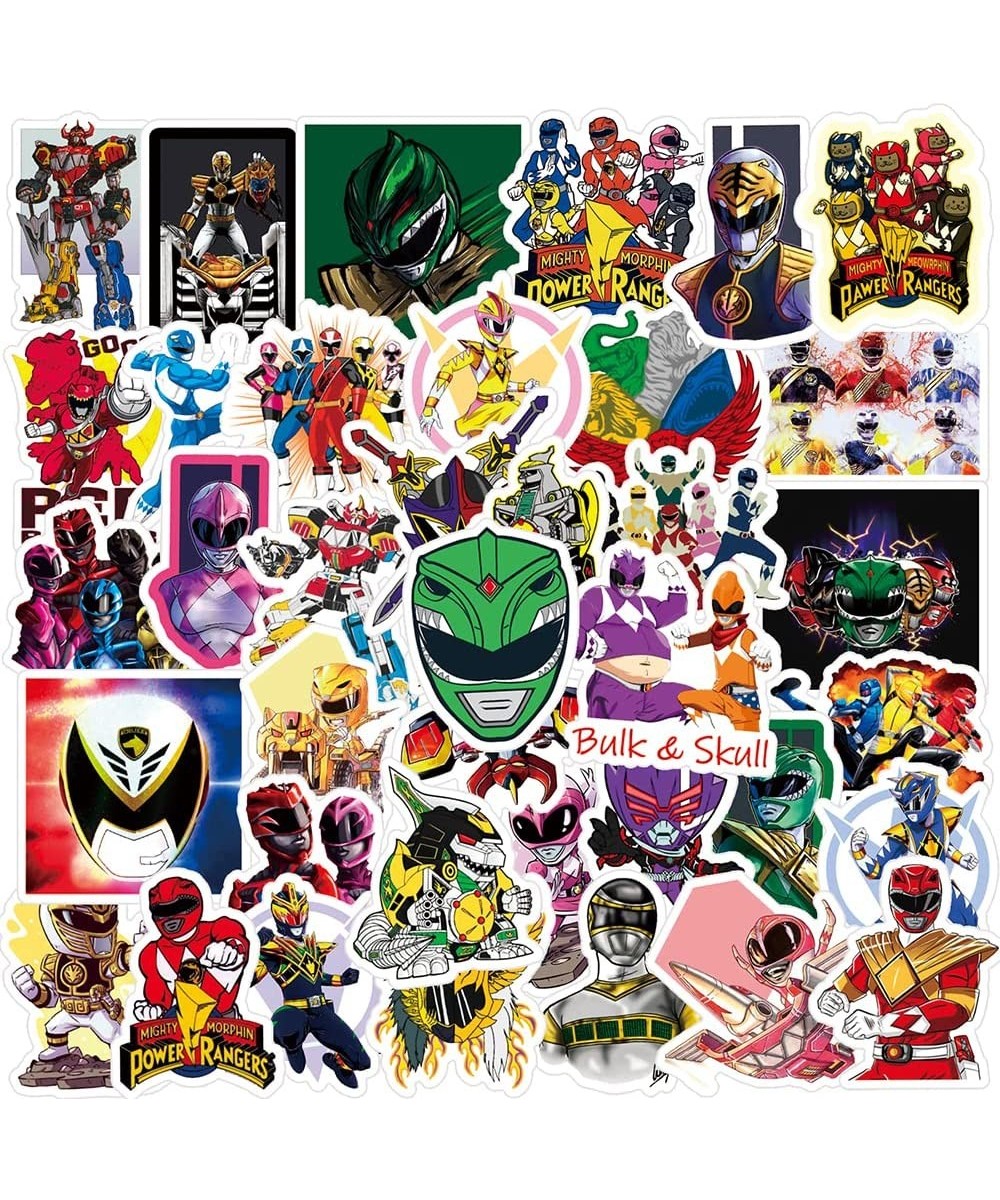 50Pcs Power Rangers Stickers Pack Cool Movie Vinyl Waterproof Stickers for Water Bottle Skateboard Laptop Phone Car Decals Gi...