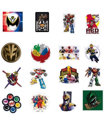 50Pcs Power Rangers Stickers Pack Cool Movie Vinyl Waterproof Stickers for Water Bottle Skateboard Laptop Phone Car Decals Gi...