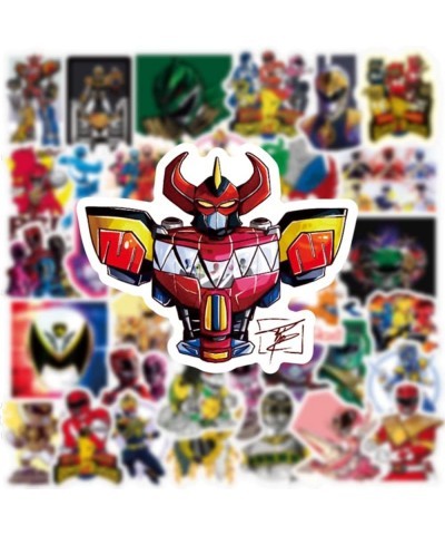 50Pcs Power Rangers Stickers Pack Cool Movie Vinyl Waterproof Stickers for Water Bottle Skateboard Laptop Phone Car Decals Gi...