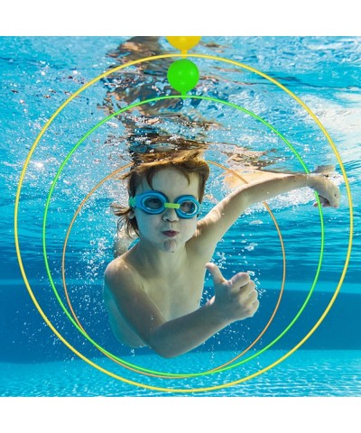 Pool Rings for Kids Diving 3Pcs Swim Through Rings for Pool Diving Toys for Pool for Kids No Assembly Required for Underwater...