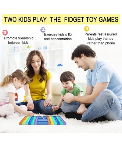 Push Bubble Fidget Toy with Dice Pop Sensory Toys for Kids Adults Interactive Office Family Game Stress Relief (A) $21.37 Fid...