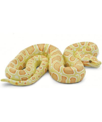 Incredible Creatures Albino Burmese Python Toy Figure for Boys & Girls Ages 3 and Up Realistic Figurine $39.23 Kids' Play Ani...